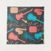 Tenture Motif musical (Devant (Horizontal))