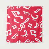 Tenture Motif musical (Devant (Horizontal))