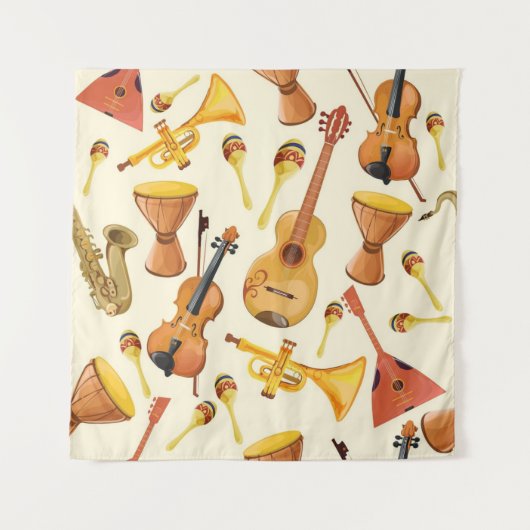 Tenture Motif musical (Devant)