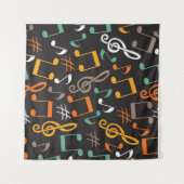 Tenture Motif musical (Devant (Horizontal))