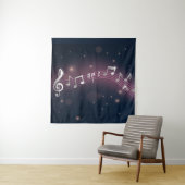 Tenture Motif musical (En situation)