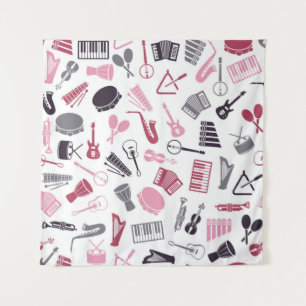 Tenture Motif musical