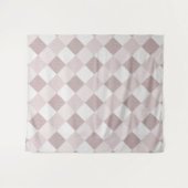 Tenture Motif Oblique de  géométrique beige et gris (Devant (Horizontal))