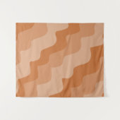 Tenture motif ondulé Brown (Devant (Horizontal))