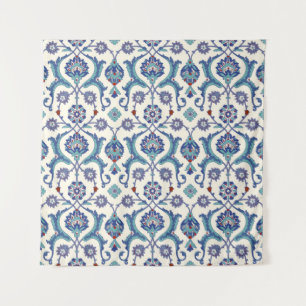 Tenture Motif ornemental floral. Cuir arabe traditionnel