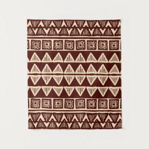 Tenture Motif ornemental tribal rayé
