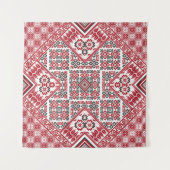 Tenture Motif palestinien de broderie 2 (Devant (Horizontal))