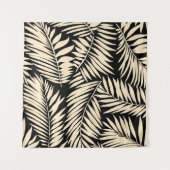 Tenture Motif Palm Leaf sans faille dans (Devant (Horizontal))
