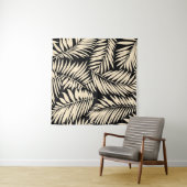 Tenture Motif Palm Leaf sans faille dans (En situation)