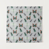Tenture Motif papillon coloré (Devant)