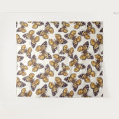 Tenture Motif papillon de femme peinte (Devant (Horizontal))