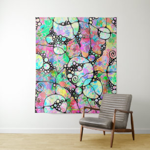 Tenture Motif Peint À La Main Et Numériquement Art 31