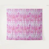 Tenture Motif Pink Pastel & Gold Shimmer Mermaid (Devant (Horizontal))