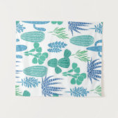 Tenture motif plante (Devant (Horizontal))