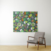 Tenture motif plante (En situation (horizontale))