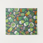 Tenture motif plante (Devant (Horizontal))