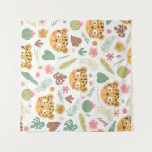 Tenture Motif Plante de Leopard Head Tropical (Devant (Horizontal))