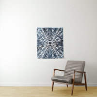 Motif radial Indigo Ink