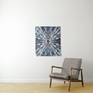 Tenture Motif radial Indigo Ink