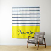 Tenture Motif rayé moderne (En situation)