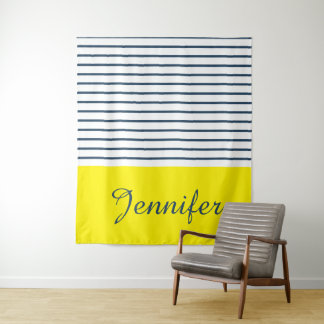 Tenture Motif rayé moderne