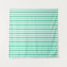 Motif Rayures Blanches Aquamarine