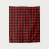 Tenture Motif Red Black Weaver (Devant)
