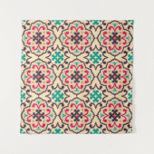 Tenture Motif rétro : papier peint, design textile (Devant (Horizontal))