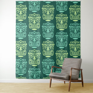 Tenture Motif Retro Tiki