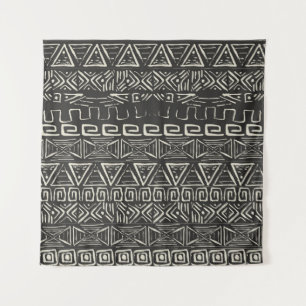 Tenture motif rétro vintage. Arrière - plan aztèque.