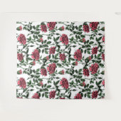 Tenture motif rose (Devant (Horizontal))