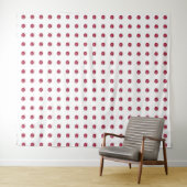 Tenture Motif rose (En situation (horizontale))