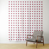 Tenture Motif rose (En situation)