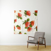 Tenture motif rose, arrière - plan vintage. (En situation (horizontale))