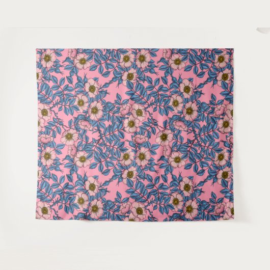 Tenture Motif rose de chien (Devant (Horizontal))