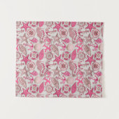 Tenture Motif rose de mer (Devant (Horizontal))