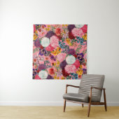Tenture Motif rose floral (En situation (horizontale))
