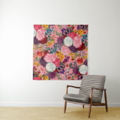 Tenture Motif rose floral (En situation)