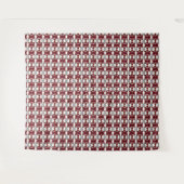 Tenture Motif rouge et blanc (Devant (Horizontal))