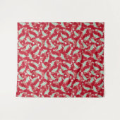 Tenture Motif rouge et vert - Koi Fish (Devant (Horizontal))