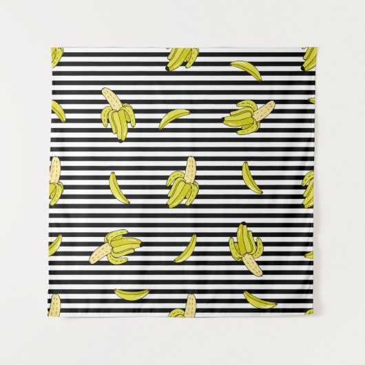 Tenture Motif sans couture avec badge de caricature avec b (Devant)