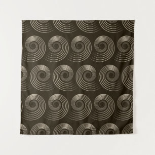 Tenture Motif sans couture avec boucles en spirale design.