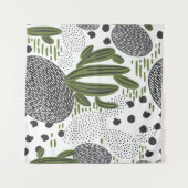 Tenture motif sans couture avec cactus sur arrière - plan  (Devant (Horizontal))