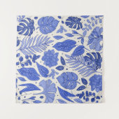 Tenture Motif sans couture avec fleurs (Devant (Horizontal))