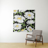 Tenture motif sans couture avec fleurs d'été (En situation)