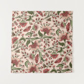 Tenture Motif sans couture avec fleurs d'imaginaire, mur n (Devant (Horizontal))