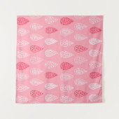 Tenture Motif sans couture avec gouttes d'eau de gribouill (Devant (Horizontal))