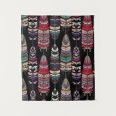 Tenture Motif sans couture avec plumes d'oiseaux. L'art tr (Devant)