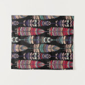 Tenture Motif sans couture avec plumes d'oiseaux. L'art tr (Devant (Horizontal))