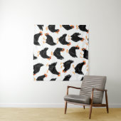 Tenture Motif sans couture avec poulet (En situation (horizontale))